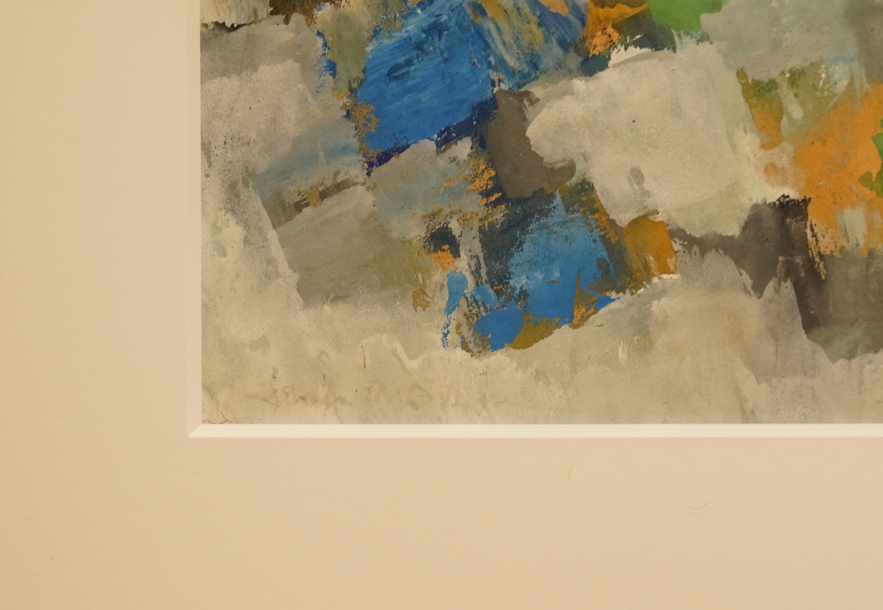 Derek Middleton (1917-2002), 'The Little Garden', gouache on paper, 22.5 x 30cm